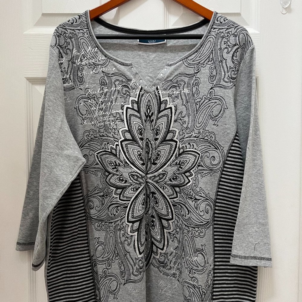 Karen Scott Top size 2X